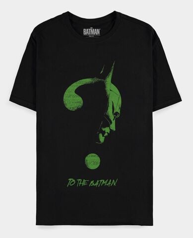 T-shirt Homme - Warner Batman Movie - Riddler And Batman Logo - Taille Xl